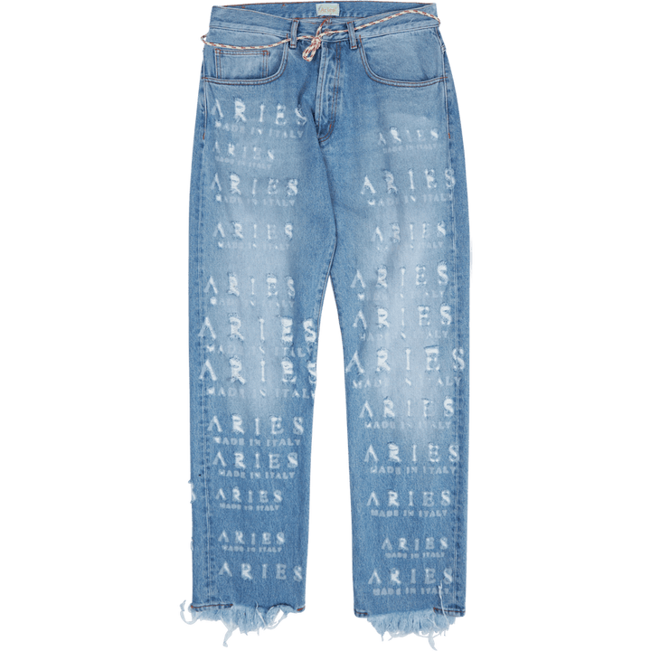 Destroyed Batten Jean Blue