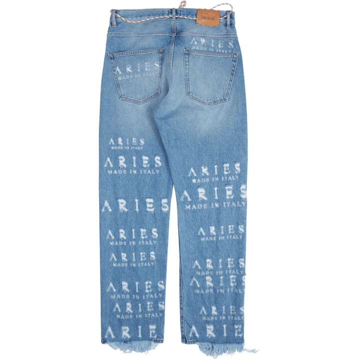 Destroyed Batten Jean Blue