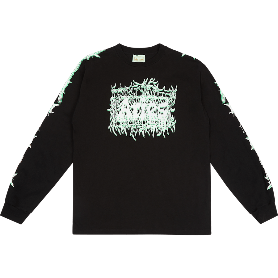 Metal Aries Ls Tee Black