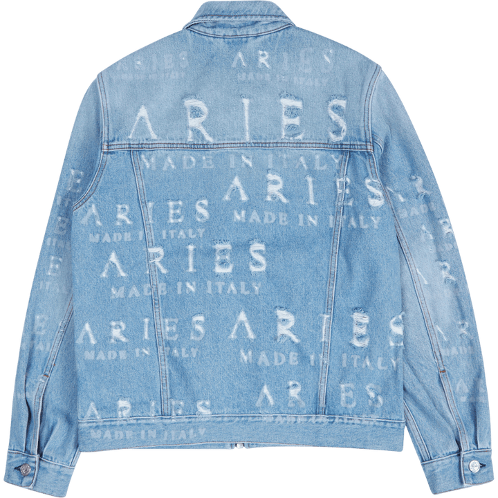 Destroyed Jean Jacket Blue