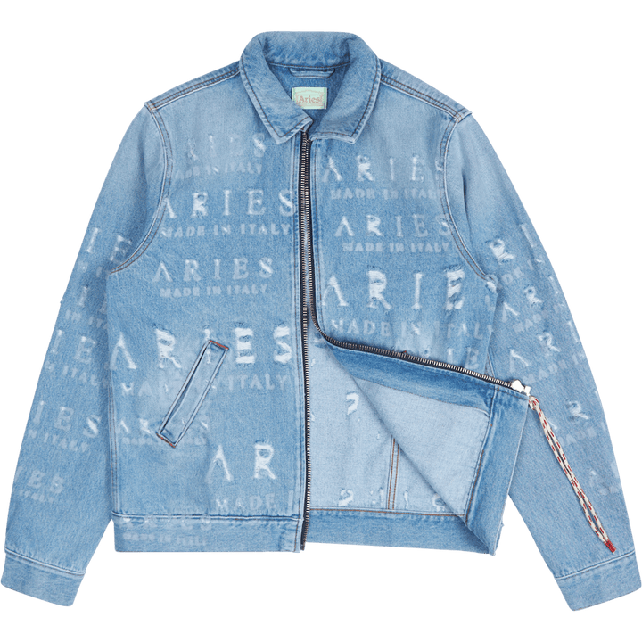 Destroyed Jean Jacket Blue