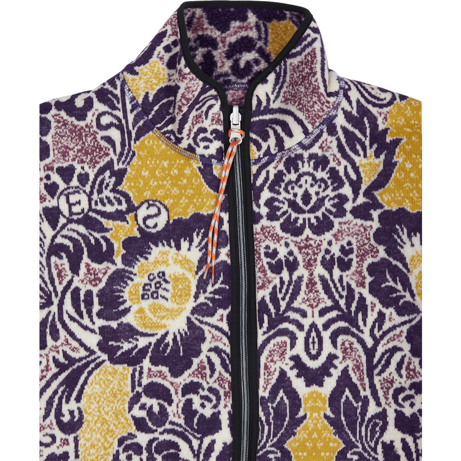Fleur Fleece Zip Through Multi
