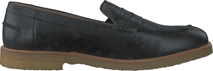 Classic Loafer With Soft Heelc Black