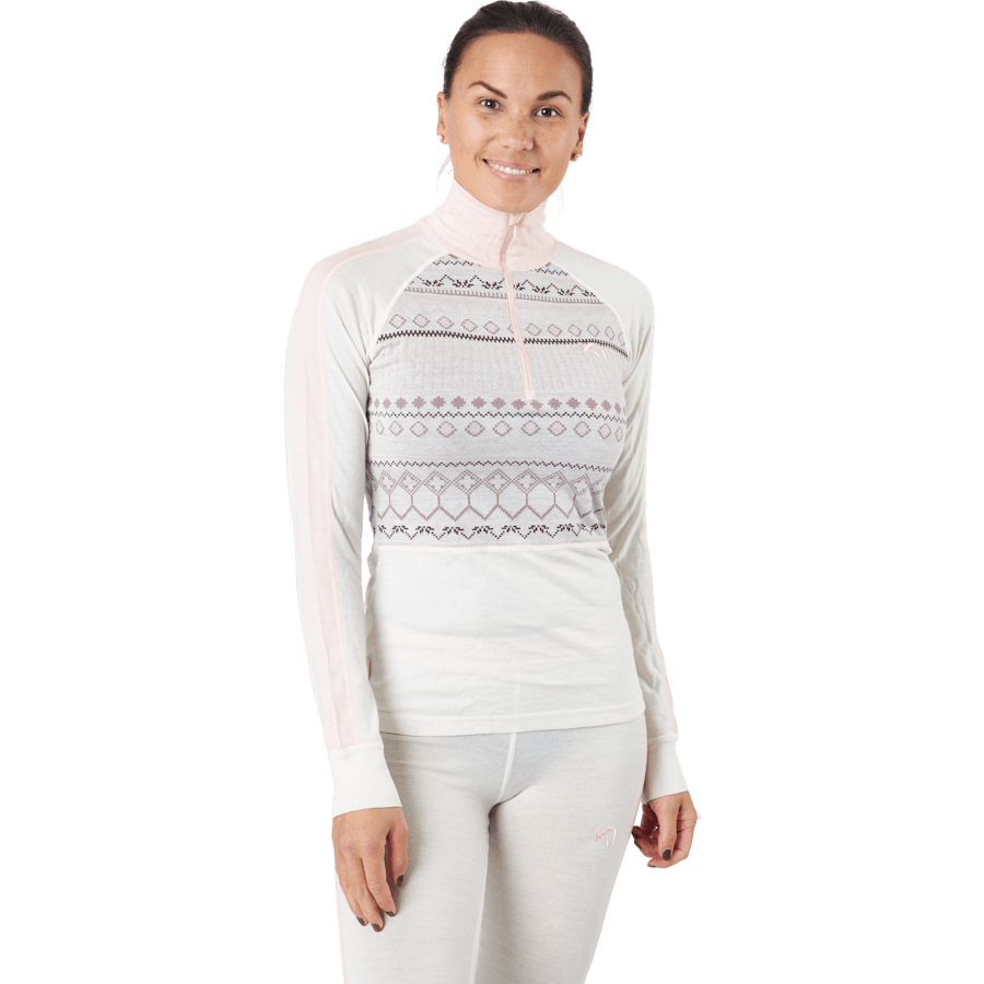 Tuva Half Zip Nwhite
