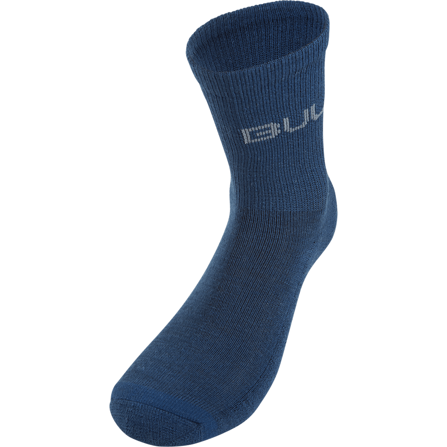 Jr 2pk Wool Sock Web Denim