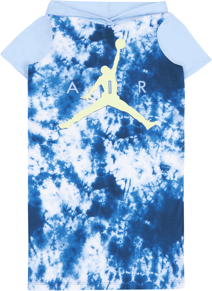 CLOUD DYE HOODED DRESS