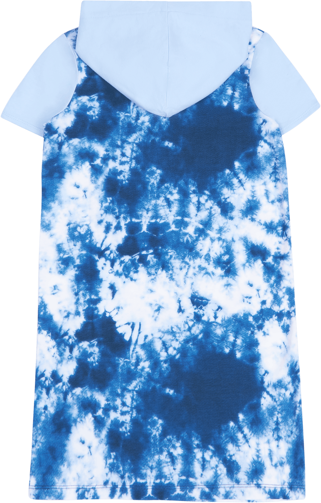 CLOUD DYE HOODED DRESS