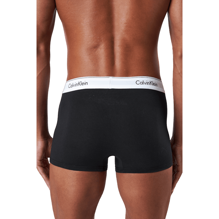 Modern Ctn Stretch Trunk 3Pk Black