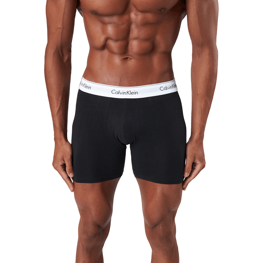 Modern Ctn Stretch Boxer Brief 3Pk Black