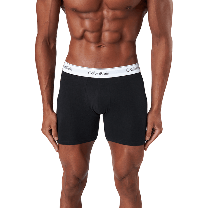Modern Ctn Stretch Boxer Brief 3Pk Black