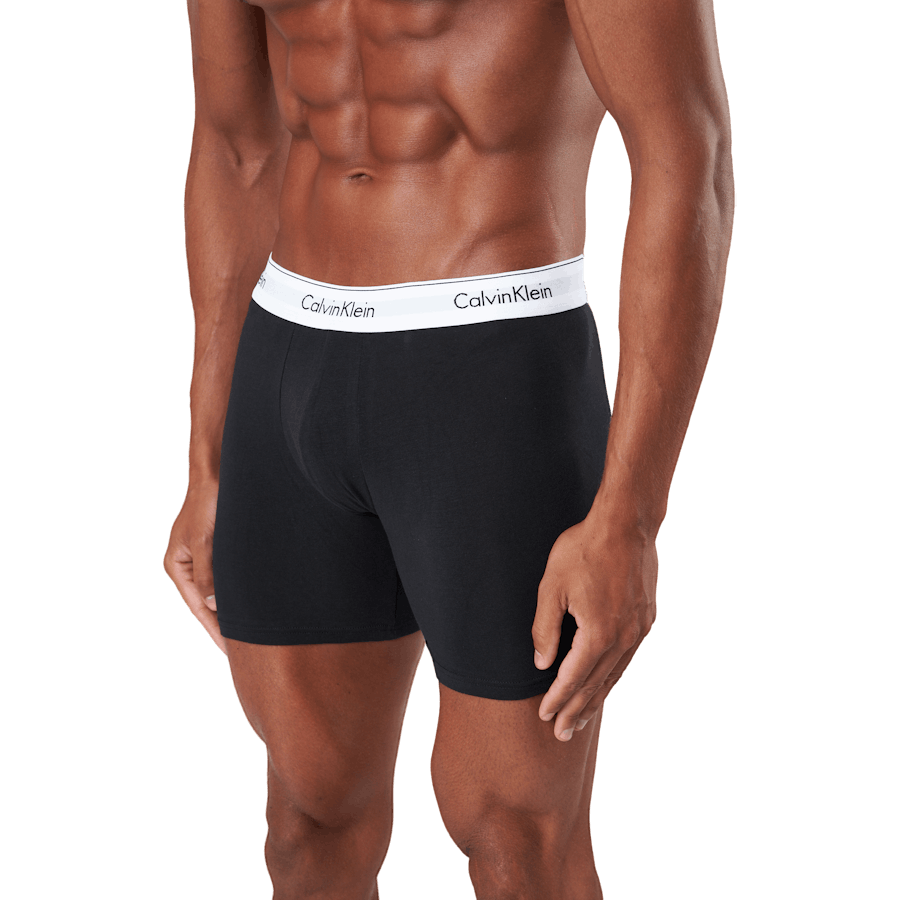 Modern Ctn Stretch Boxer Brief 3Pk Black
