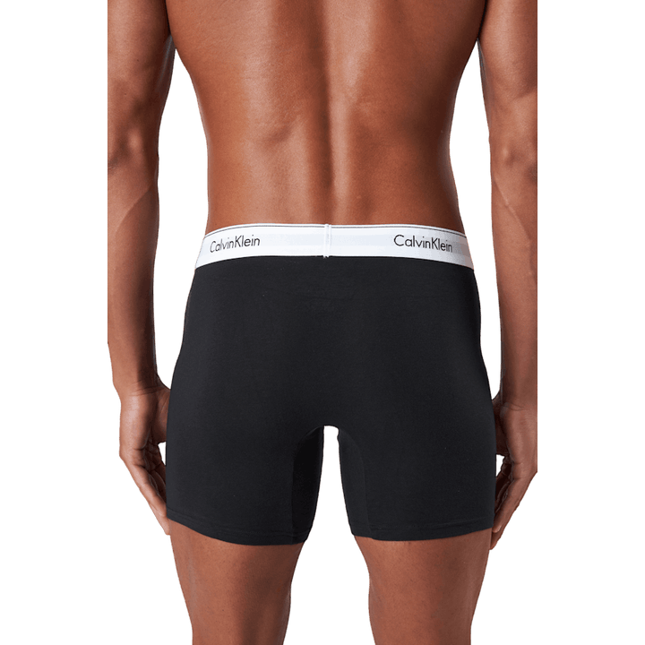 Modern Ctn Stretch Boxer Brief 3Pk Black