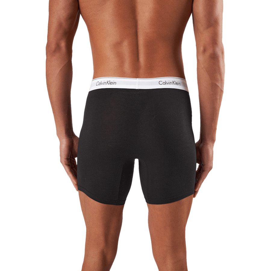 Boxerky 3ks černé/ bílé/ šedé Heather