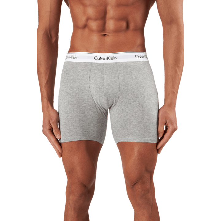 Boxerky 3ks černé/ bílé/ šedé Heather