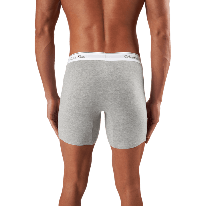 Boxerky 3ks černé/ bílé/ šedé Heather