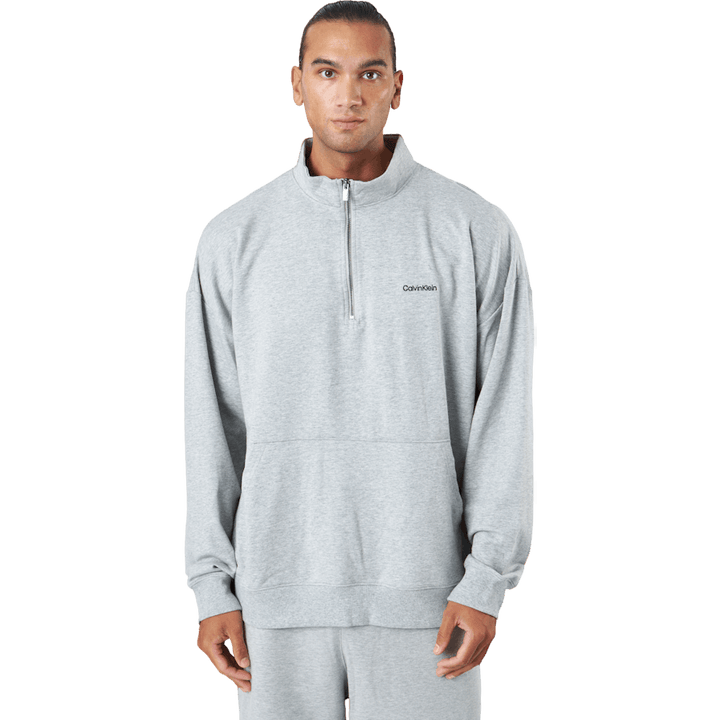 L/s Quarter Zip Grey Heather