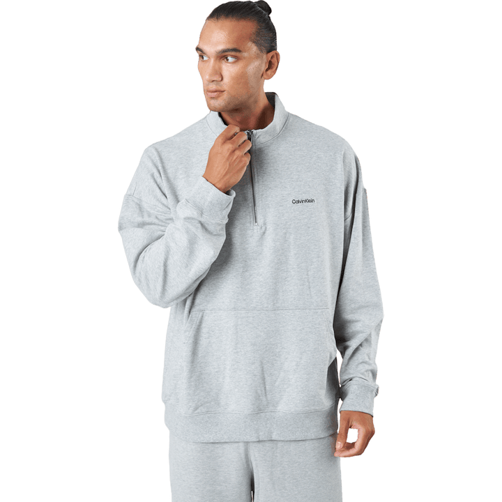 L/s Quarter Zip Grey Heather