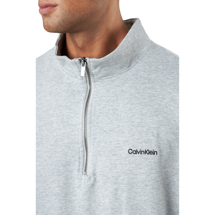 L/s Quarter Zip Grey Heather