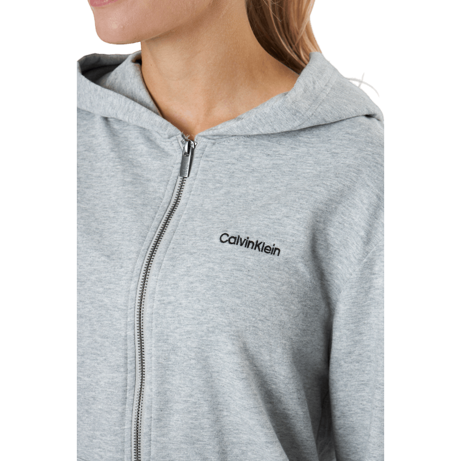 Full Zip Hoodie Grey Heather