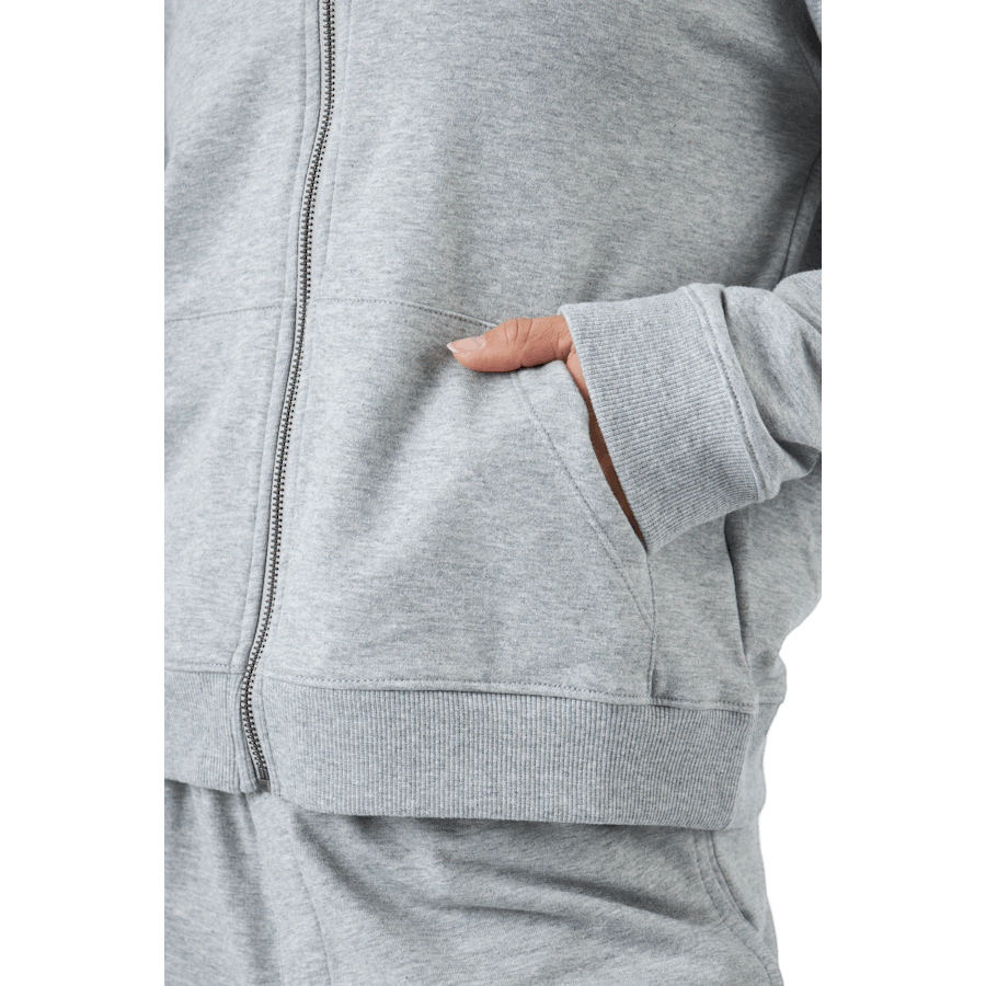 Full Zip Hoodie Grey Heather
