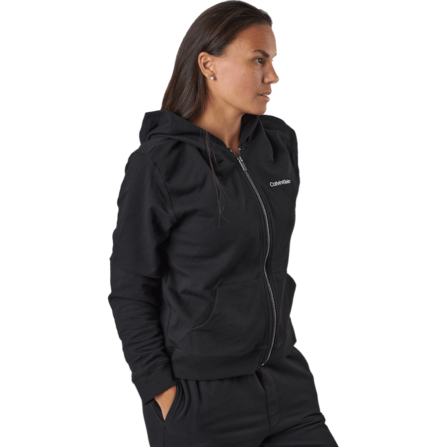 Full Zip Hoodie Black