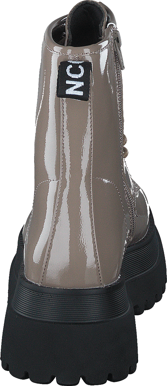 Biagas Laced Up Platform Boot  Taupe