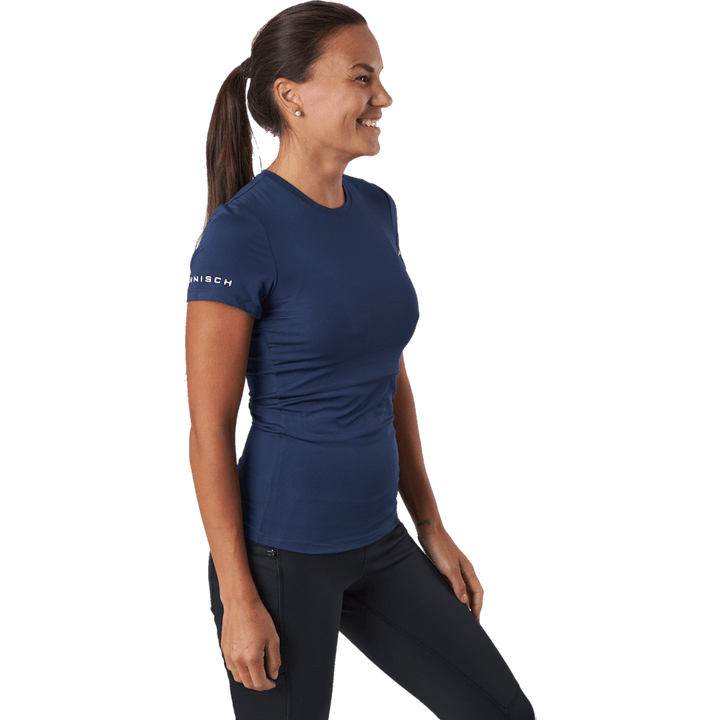 Arc Tee Schwarz Iris