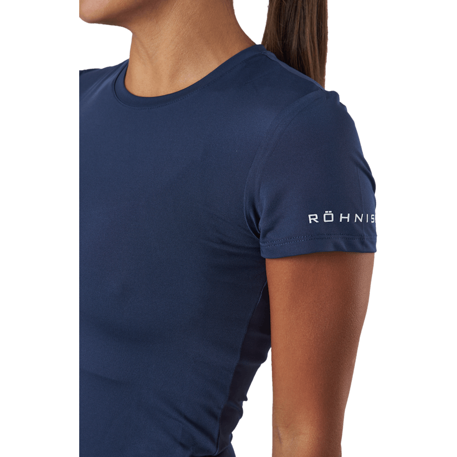 Arc Tee Schwarz Iris