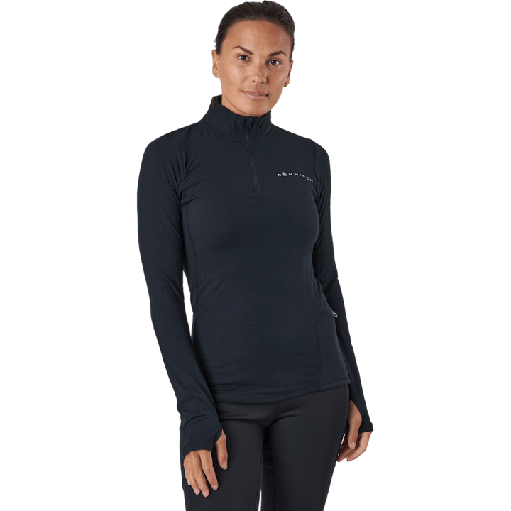Light Thermo Half Zip Black