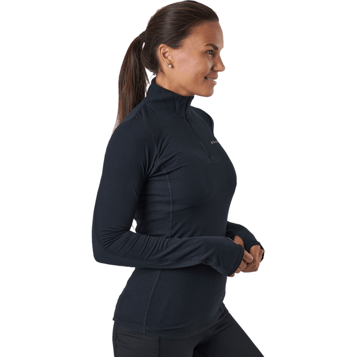 Light Thermo Half Zip Black