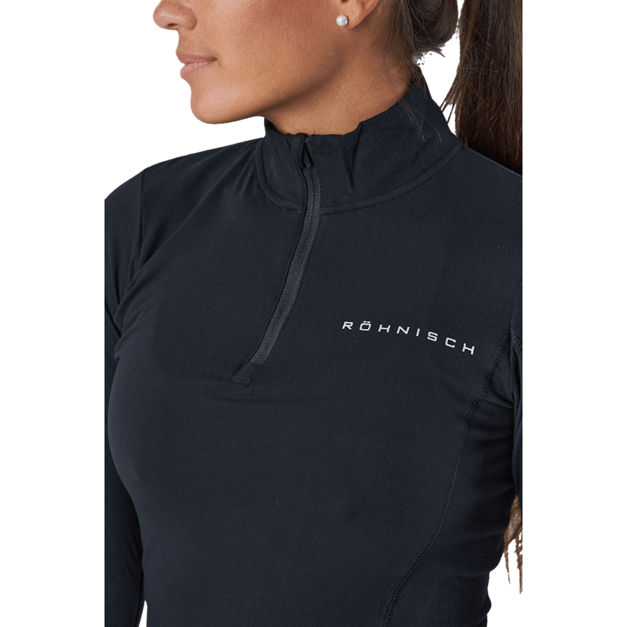 Light Thermo Half Zip Black