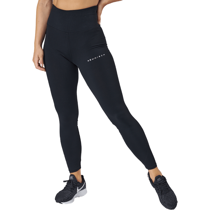 Court Strumpfhose mit hoher Taille Schwarz