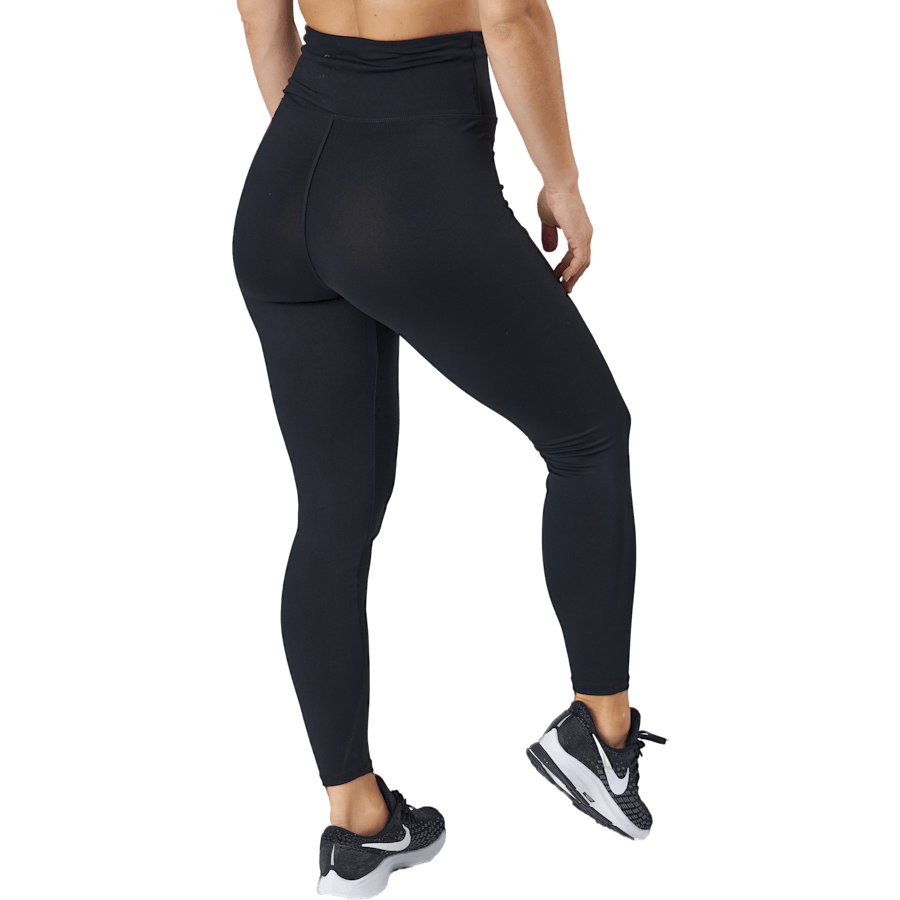Court Strumpfhose mit hoher Taille Schwarz