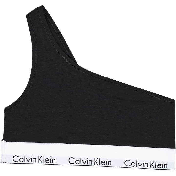 Unlined Bralette (one Shoulder Black