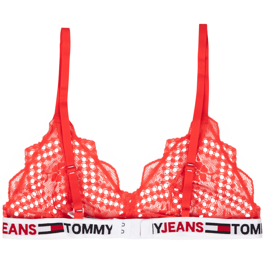 Unlined Triangle Bright Vermillion