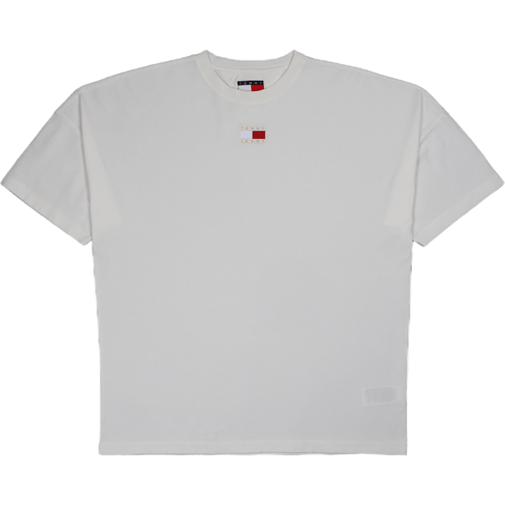 Tjcu Split Hem Flag Tee Ancient White