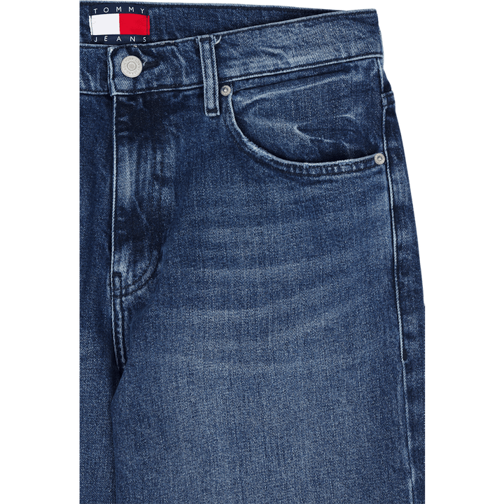 Tjcu Wide Leg Denim Pant Indigo Denim Stone Washed