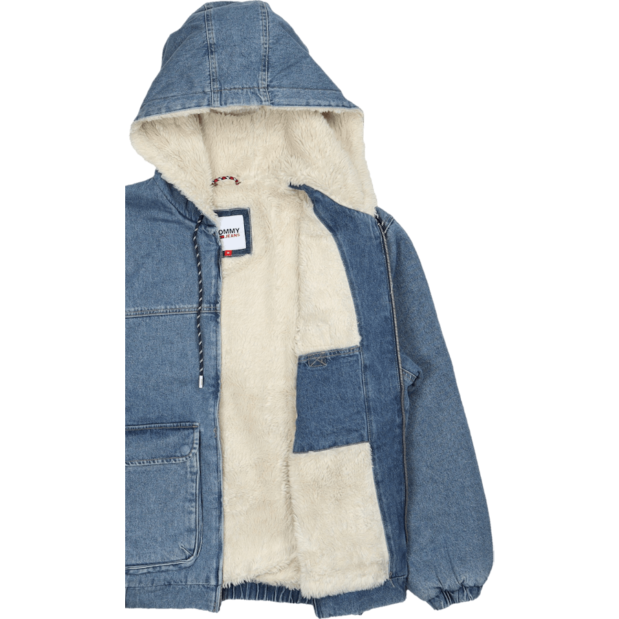 Dnm Kapuzenjacke Sherpa Jckt Df6136 Denim Medium