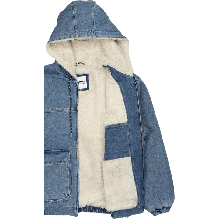 Dnm Kapuzenjacke Sherpa Jckt Df6136 Denim Medium