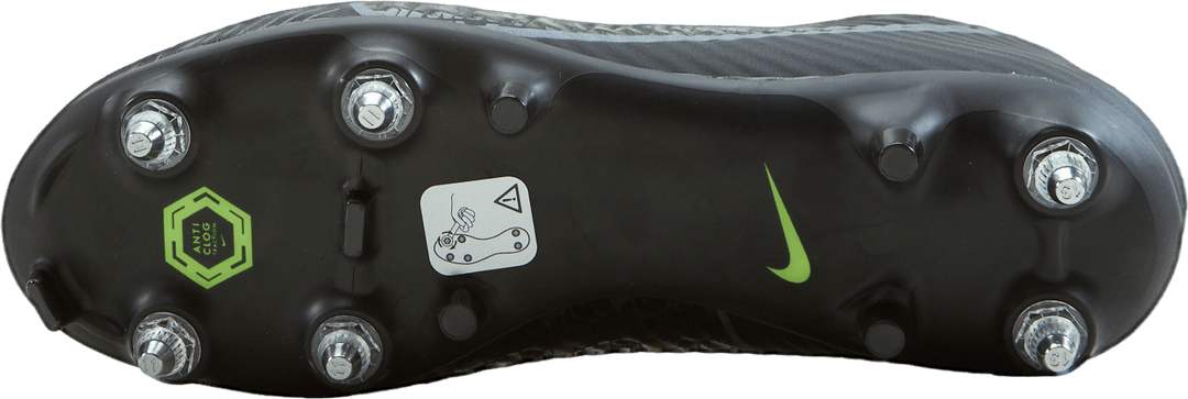 Zoom Mercurial Vapor 15 Academy SG-PRO AC Soft-Ground Soccer Cleat BLACK/DK SMOKE GREY-SUMMIT WHITE-VOLT