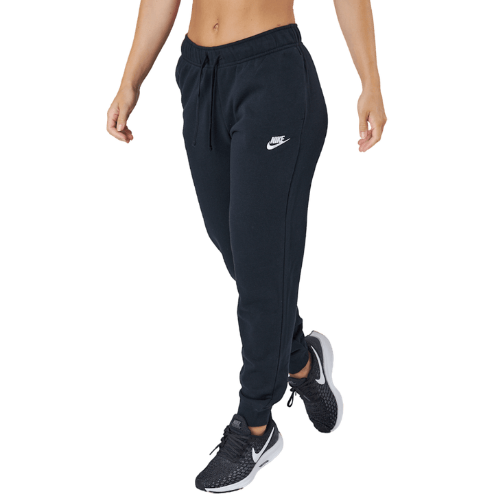 Sportswear Club Fleece Women's Mid-Rise Joggers BLACK/WHITE
