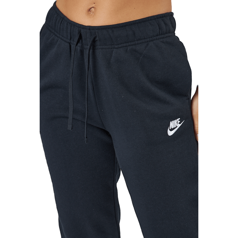 Sportswear Club Fleece Women's Mid-Rise Joggers BLACK/WHITE