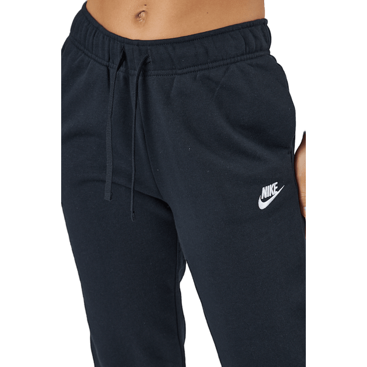Sportswear Club Fleece Women's Mid-Rise Joggers BLACK/WHITE