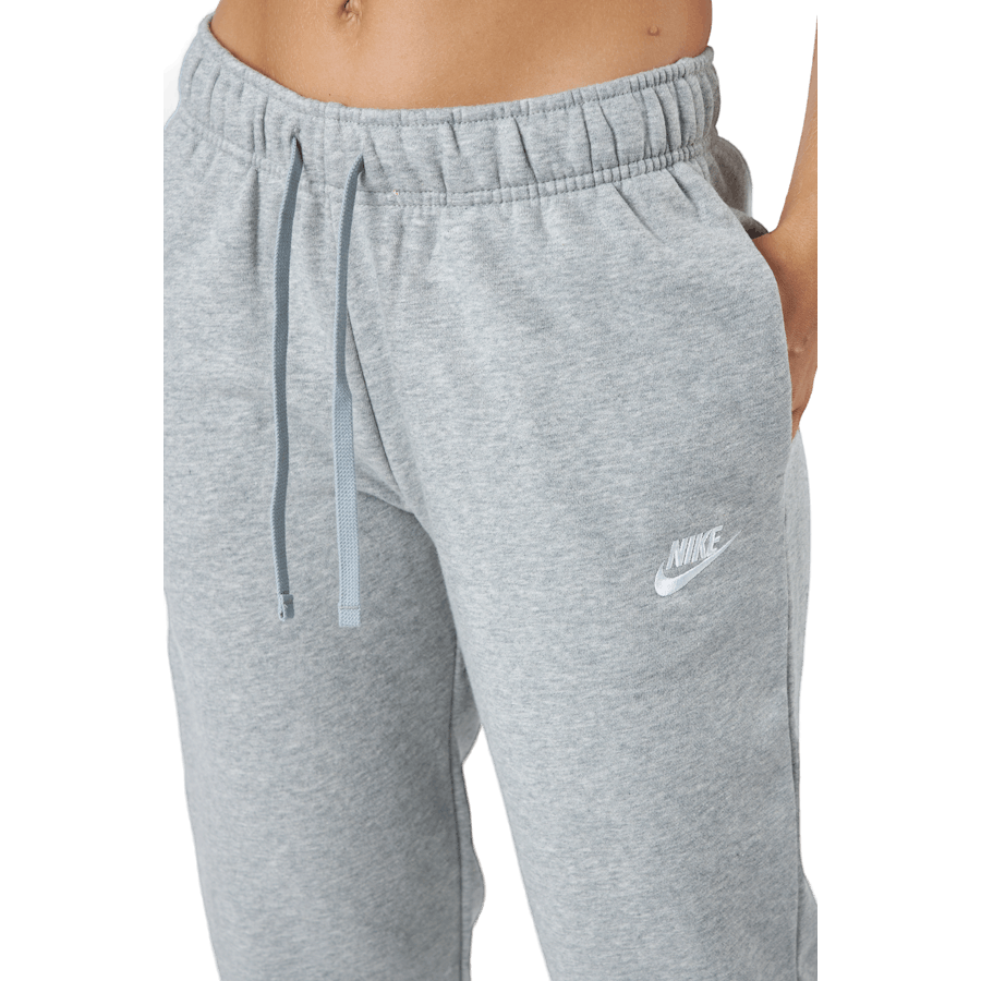 Sportswear Club Fleece Women's Mid-Rise Joggers DK GREY HEATHER/WHITE