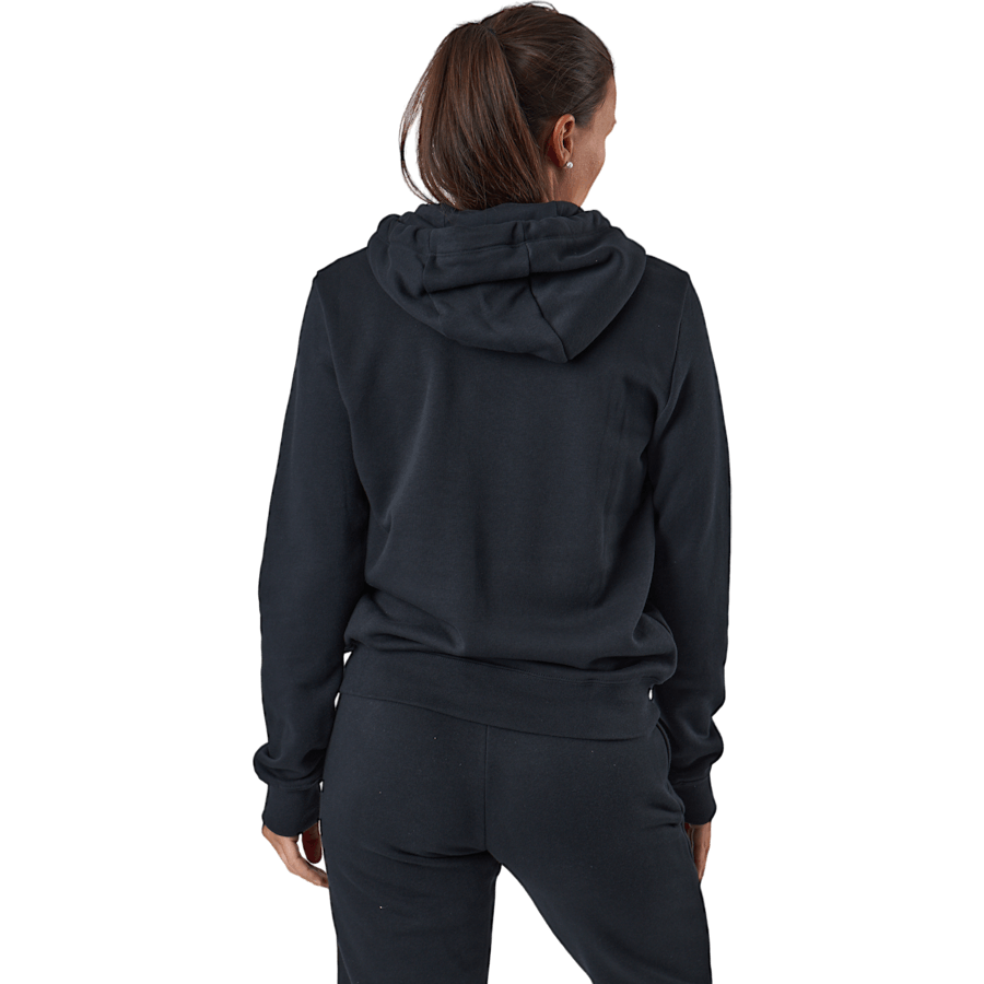 Sportswear Club Fleece Women's Full-Zip Hoodie BLACK/WHITE