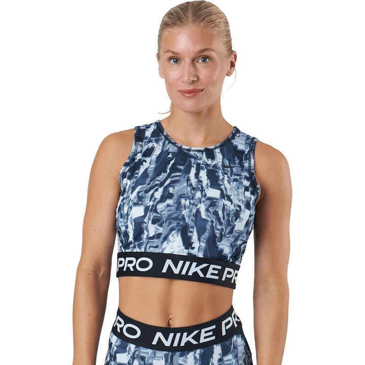 Nike Pro Dri-fit Donna Stampa Nero/nero