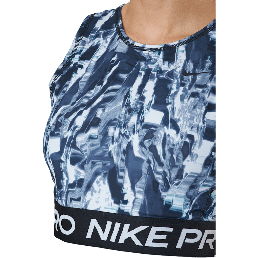 Nike Pro Dri-fit Donna Stampa Nero/nero