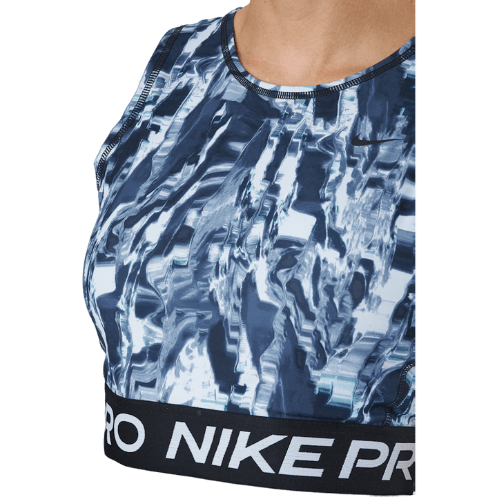 Nike Pro Dri-fit Donna Stampa Nero/nero