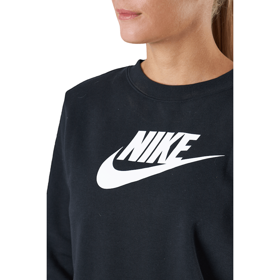 Dámské sportovní oblečení Club Fleece Crew BLACK/WHITE