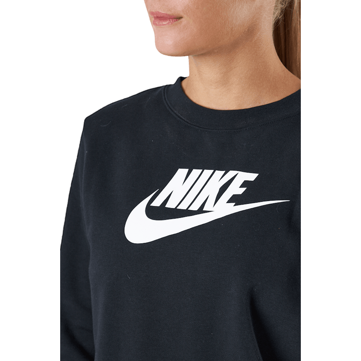 Dámské sportovní oblečení Club Fleece Crew BLACK/WHITE